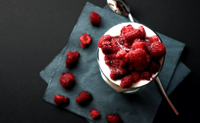 Služi se ohlađen: Šejk od malina