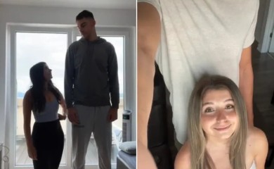 Razlika u visini između ovog para je pola metra: Ljude najviše zanima jedna stvar