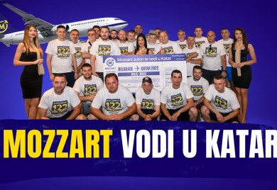 Ostalo malo vremena da se ukrcate u Mozzart avion za Katar