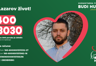 VELIKI HUMANITARNI KONCERT ZA LAZAROV ŽIVOT