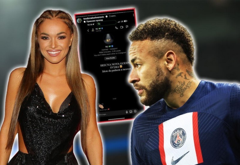 Džehva izmislila da je startovao Nejmar: Pjevačica napravila foto montažu prepiske sa fudbalerom zarad popularnosti!