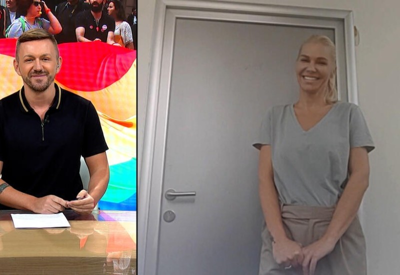 ŠOK! BEKVALČEVA SE U EMISIJU UŽIVO POJAVILA BEZ TRUNKE ŠMINKE: Skupljena kosa i odjeća za svaki dan POGLEDAJTE KAKO IZGLEDA