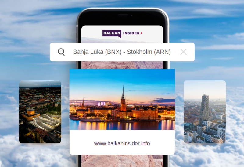 TRIPSIDER VAS VODI: Banja Luka – Stokholm, povratna karta za samo 33 evra