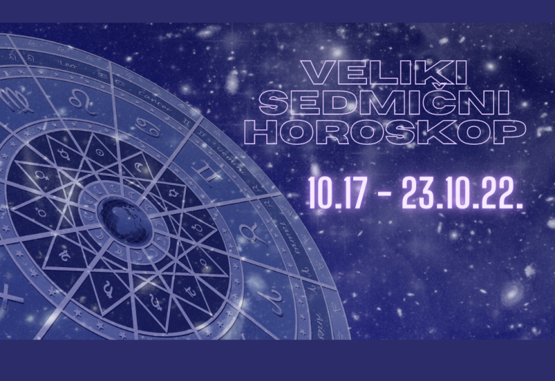 Veliki NEDELJNI horoskop (od 17. do 23. oktobra)