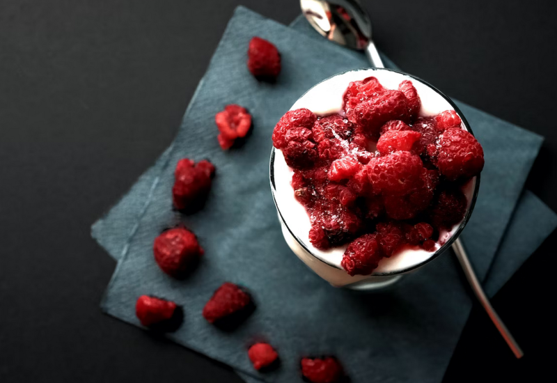 Služi se ohlađen: Šejk od malina